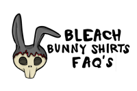 a bunny skull with a black background